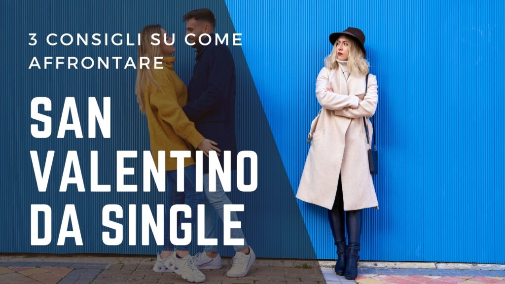 Persona single nel giorno di San Valentino, festa degl'innamorati