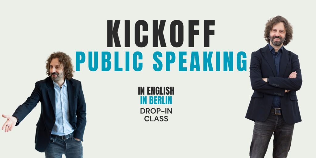 workshop kickoff public speaking