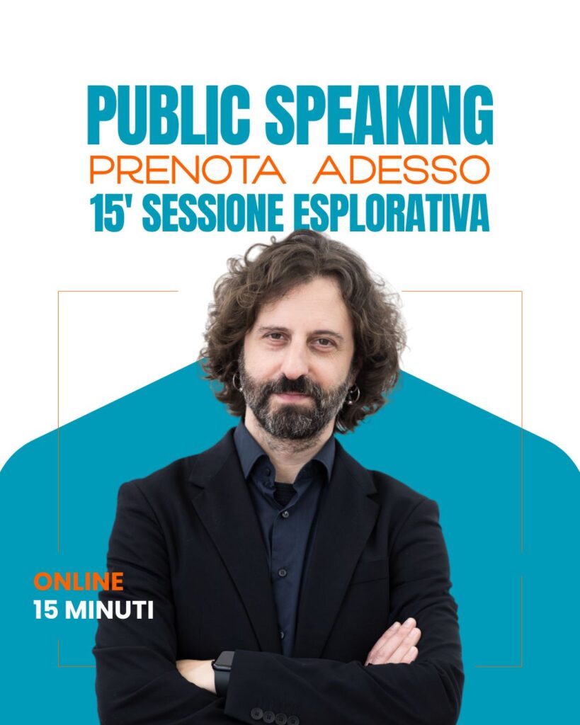 Carlo Loiudice propone una sessione esplorativa di public speaking